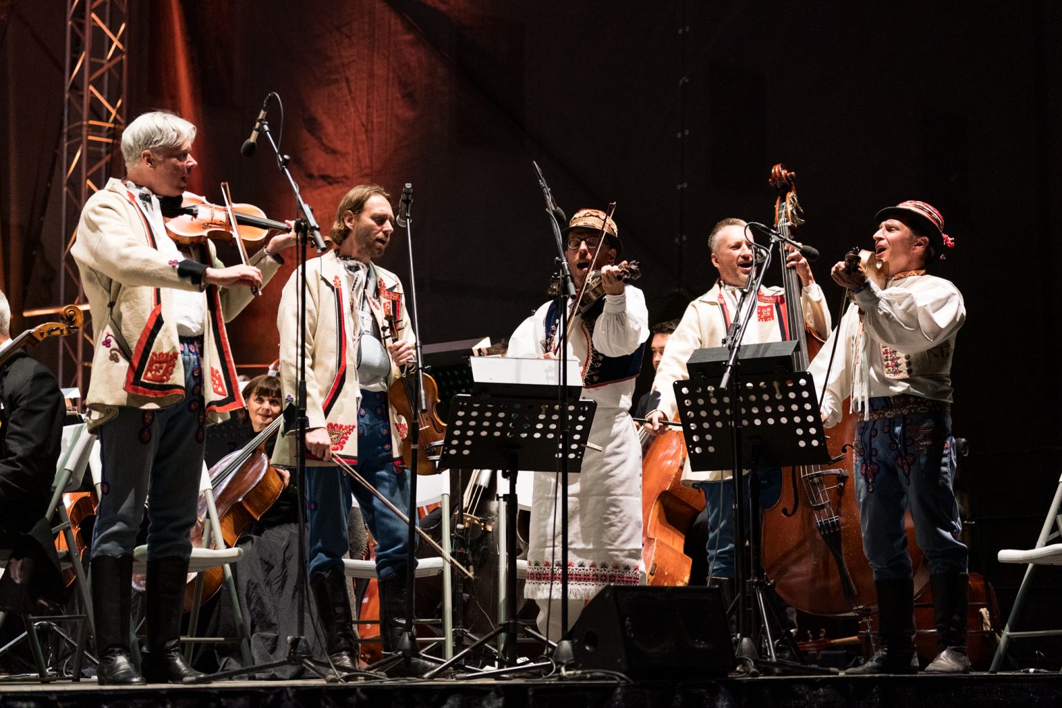 Festival Špilberk: Horňácká muzika Petra Mičky, 24. srpna 2025, Velké nádvoří hradu Špilberk (zdroj Filharmonie Brno, foto Jan Prokopius)