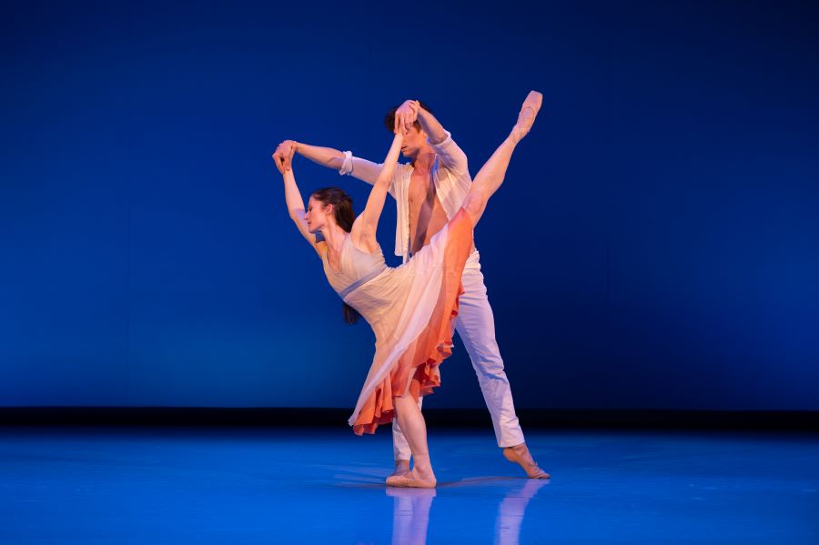 DJKT Balet Gala 2025 (Anna-Maria Maas a Jean-Blaise Druenne, foto Irena Štěrbová)