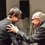 Společnost českých skladatelů: Skladatelé dětem, děti skladatelům, 21. března 2025, Komunitní centrum Unitaria – Pavol Praženica a Jiří Teml (foto Zdeněk Chrapek)