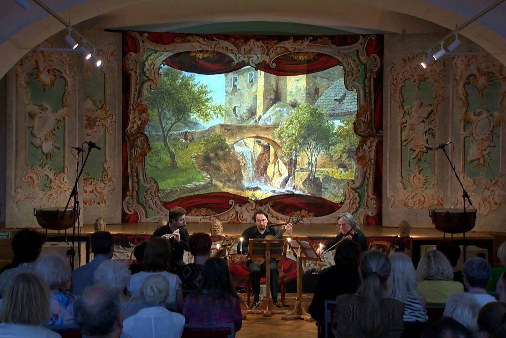 Festival Baroko 2025: Václav Tomáš Matějka (1773–1830), 12. června 2025, Vlastivědné muzeum v Olomouci, sál Václava III. – Karel Valter, Jan Tuláček a Peter Biely (foto Ivo Zatloukal)