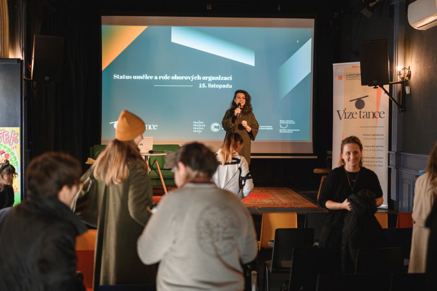 Konference Status umělce a role oborových organizací (foto archiv Vize tance)