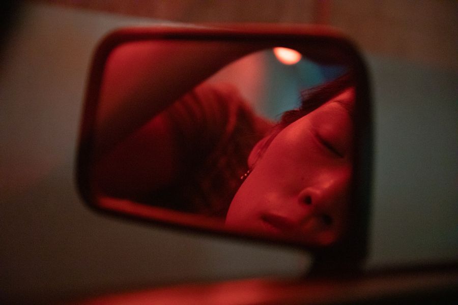 Lara Vejrup Ostan – projekt Driver, White line fever (foto Benedicte Ramfjord)