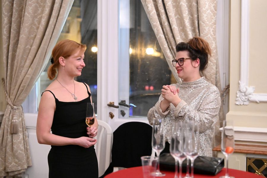 Marika Mikanová po premiéře Trianglu (foto Petr Svojška)