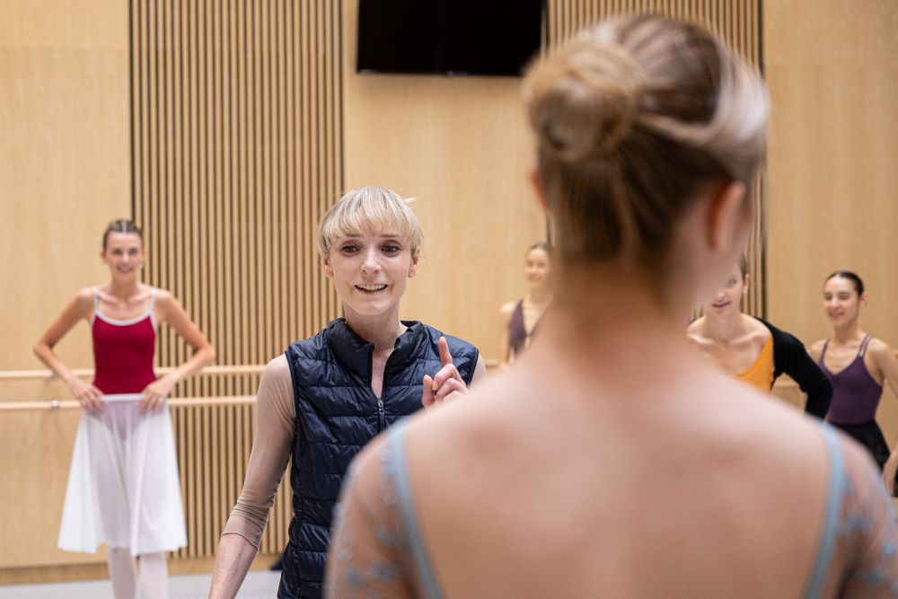 Mezi hosty byla také Sarah Lamb z Royal Ballet… (foto Anna Rasmussen)