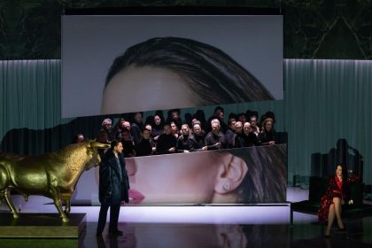 Giuseppe Verdi: La traviata, Moravské divadlo Olomouc – Raman Hasymau, Lada Bočková (foto Tereza Valnerová)