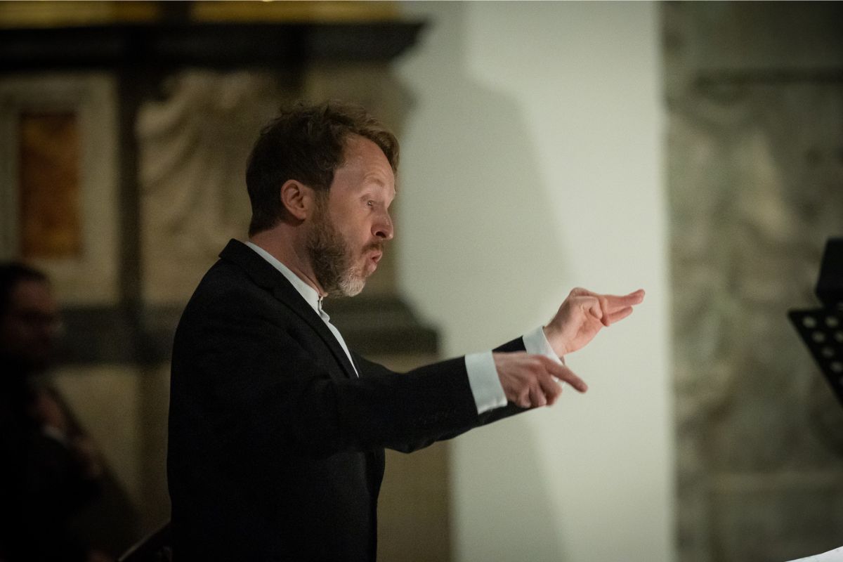 Velikonoční festival duchovní hudby, zahajovací koncert 32. ročníku – Pärt: Janovy pašije, neděle 13. dubna 2025, kostel sv. Jakuba, Jakubské náměstí, Brno – Lukáš Vasilek (foto Jakub Joch)