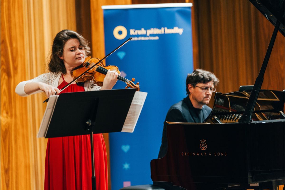 Pavla Tesařová & Miroslav Sekera, 23. dubna 2025, Dům Hudby, Plzeň – Pavla Tesařová a Miroslav Sekera (foto Ondřej Pastor)