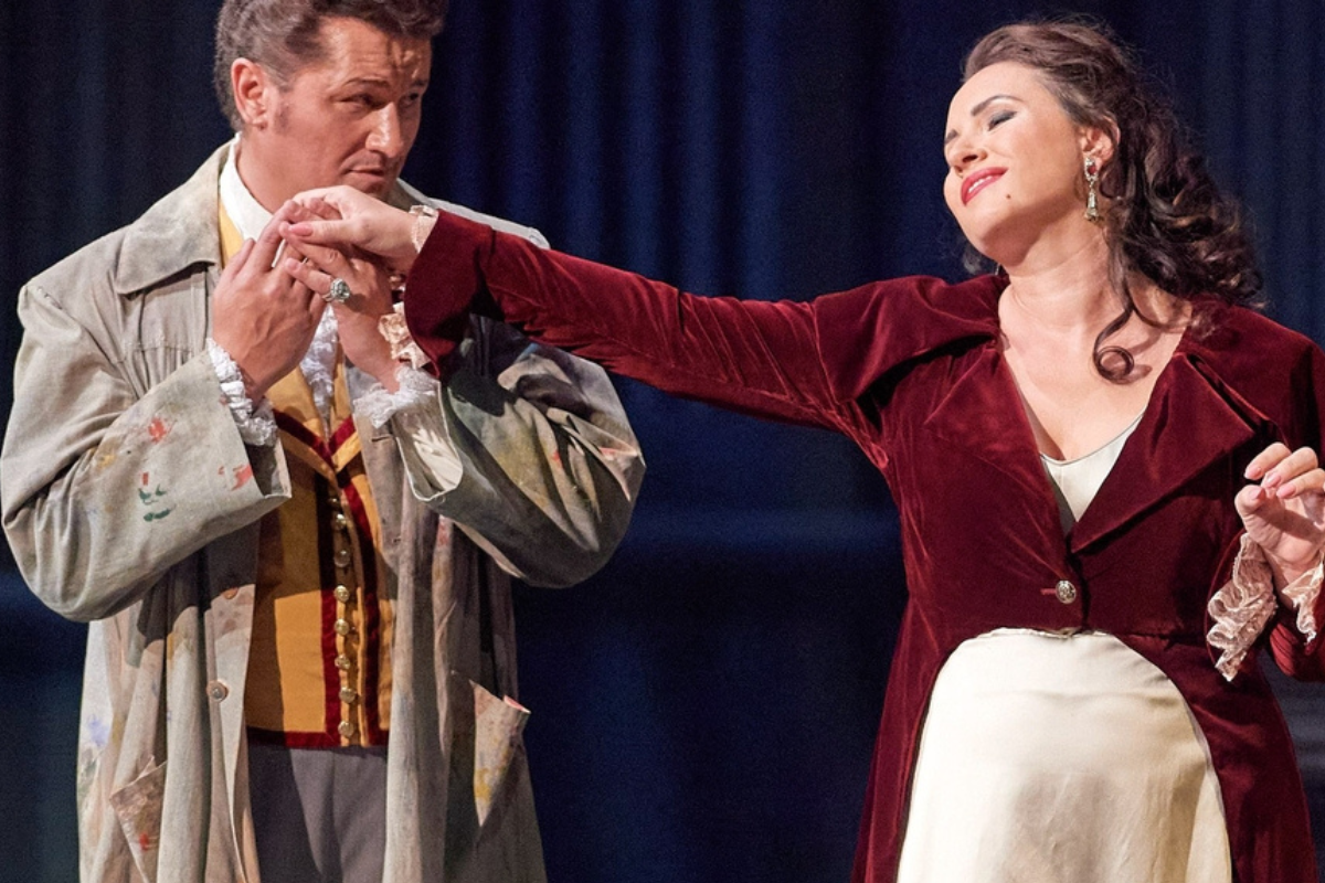Piotr Beczała a Sonya Yoncheva ve vídeňském provedení Toscy (zdroj: Vídeňská státní opera)