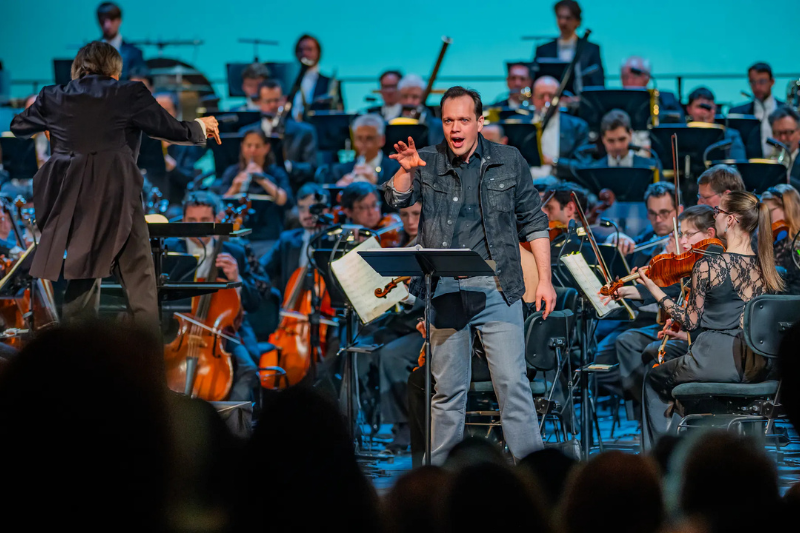 Opera Siegfried, Státní opera Praha, 1. dubna 2025, Kent Nagano ,Thomas Blondelle (Siegfried), Drážďanský festivalový orchestr, Concerto Köln (foto Václav Hodina)