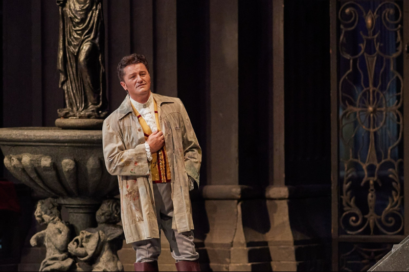 Piotr Beczała v roli Cavaradossiho (zdroj: Vídeňská státní opera)