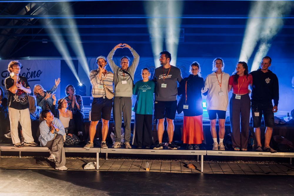Organizačno team (foto Marek Jančúch, festival Tanečno 2025)