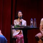 Paní Etsuko Adachi Ichikawa s Helenou Kazárovou a Jiřím Bubeníčkem (foto Serghei Gherciu)
