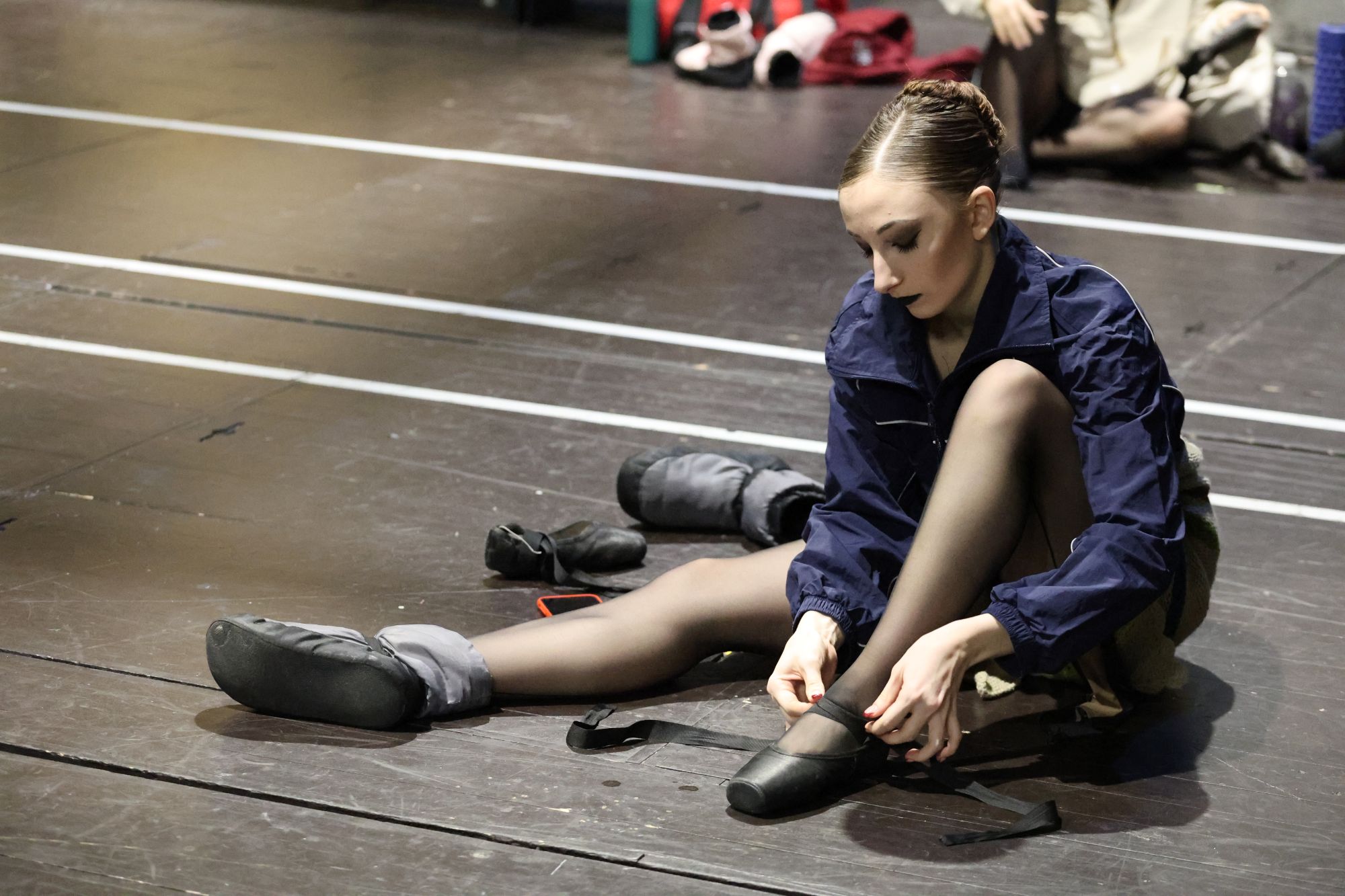 Přípravy v zákulisí – Margarida Gonçalves (foto Kristýna Housková)