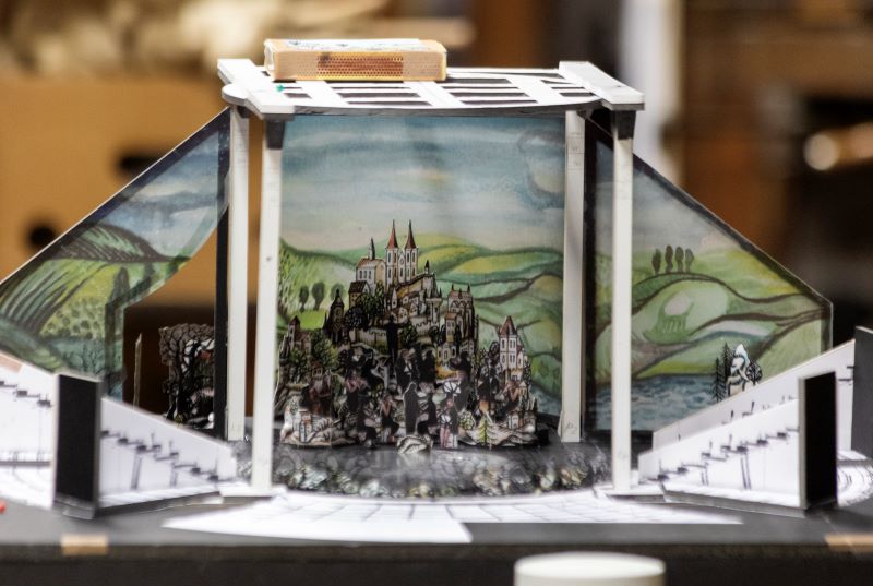 Scénografický návrh Mé Vlasti, detail (foto Irena Vodáková)