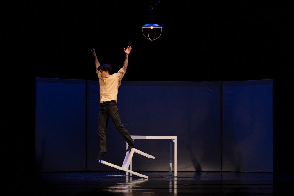 Sergio Méndez Romeo v Sólu pro tři (foto z derniéry Tereza Hrubá)
