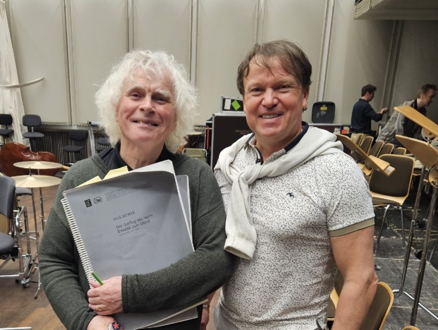 Sir Simon Rattle, Aleš Briscein (zdroj Aleš Briscein)