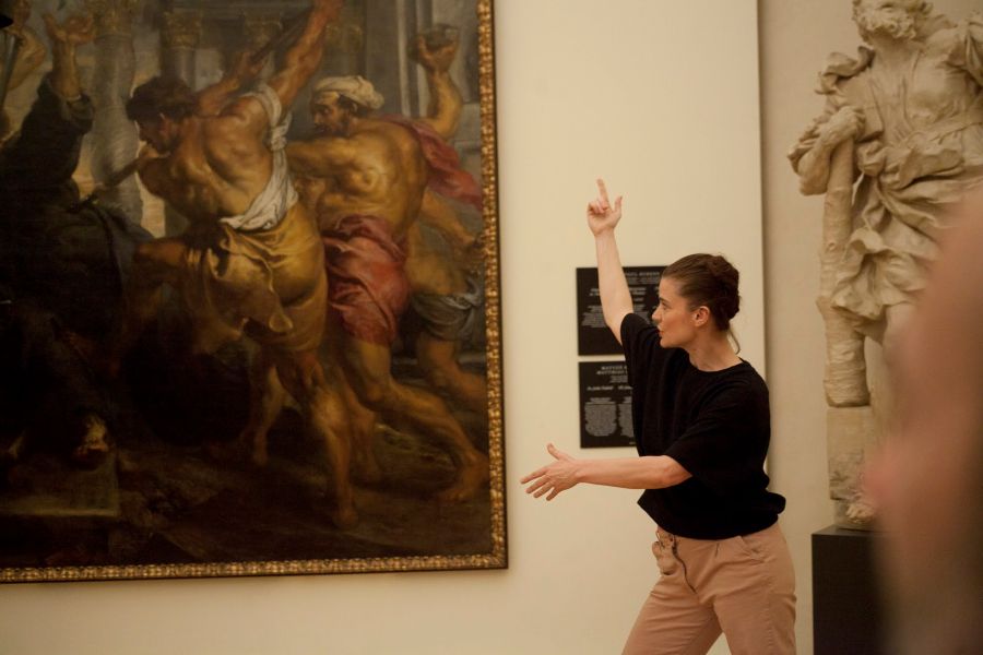 Tanec v galerii – A Fancy (Hana Polanská Turečková, foto Julie Stehnová)