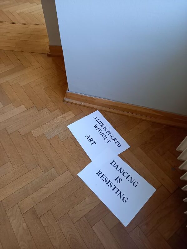 Tanec v galerii – A Fancy (Šternberský palác, foto L. Kocourková)