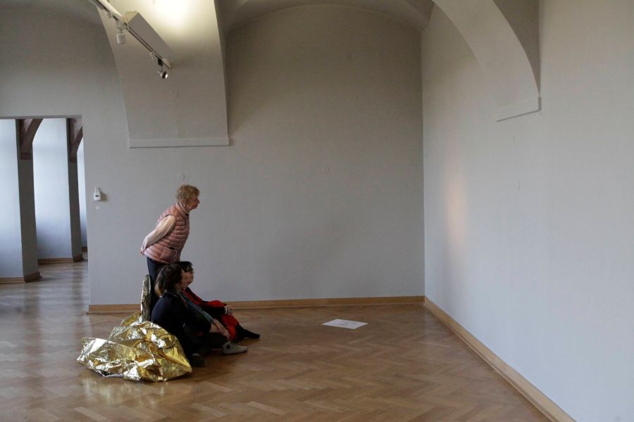 Tanec v galerii – A Fancy (ve Šternberském paláci, foto Julie Stehnová)