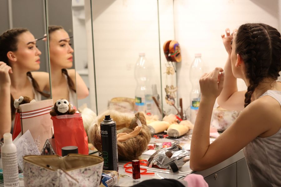 V libereckém baletu v zákulisí (foto Kristýna Housková)