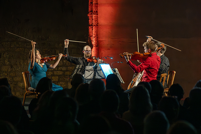 Dvořák – Americký kvartet, 6. března 2025, Klášter sv. Anežky České, Praha – V4 String Quartet (foto Petr Dyrc)