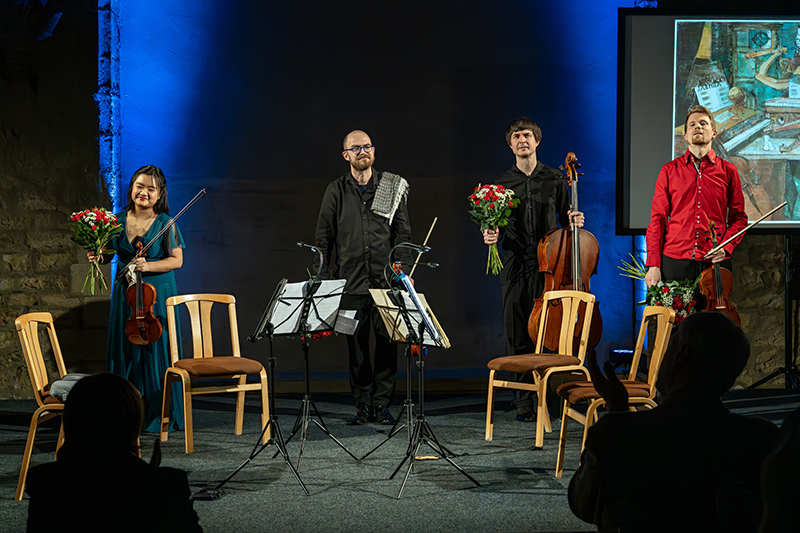 Dvořák – Americký kvartet, 6. března 2025, Klášter sv. Anežky České, Praha – V4 String Quartet (foto Petr Dyrc)