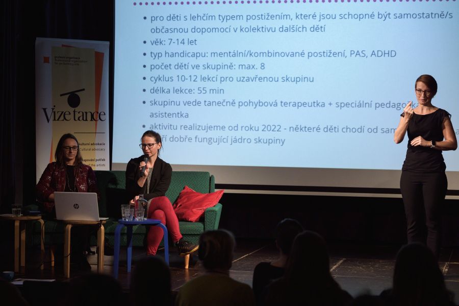 Ze sympozia Pohybem k vyšší odolnosti a wellbeingu společnosti (foto archiv Vize tance)