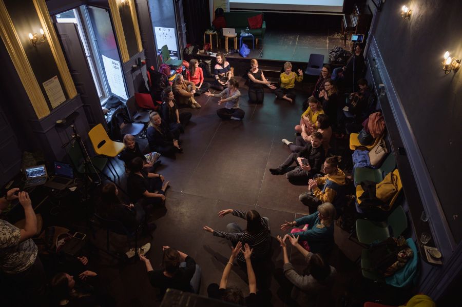Ze sympozia Pohybem k vyšší odolnosti a wellbeingu společnosti (foto archiv Vize tance)