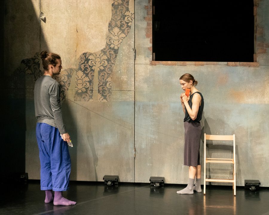 Ze zkoušení inscenace Your Ghosts, My Shadows (foto Patrik Borecký)