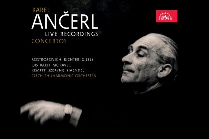 Přebal nového souboru 7 CD Karel Ančerl Live Recordings / Concertos (zdroj Supraphon)