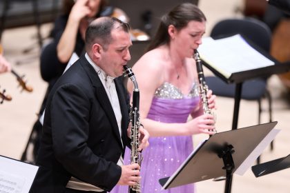 ENIGMA, abonentní koncert B7 čtvrtek 15. května 2025, Kongresové centrum Zlín – Anna Paulová a Matej Veselka (foto Dominik Bachůrek)