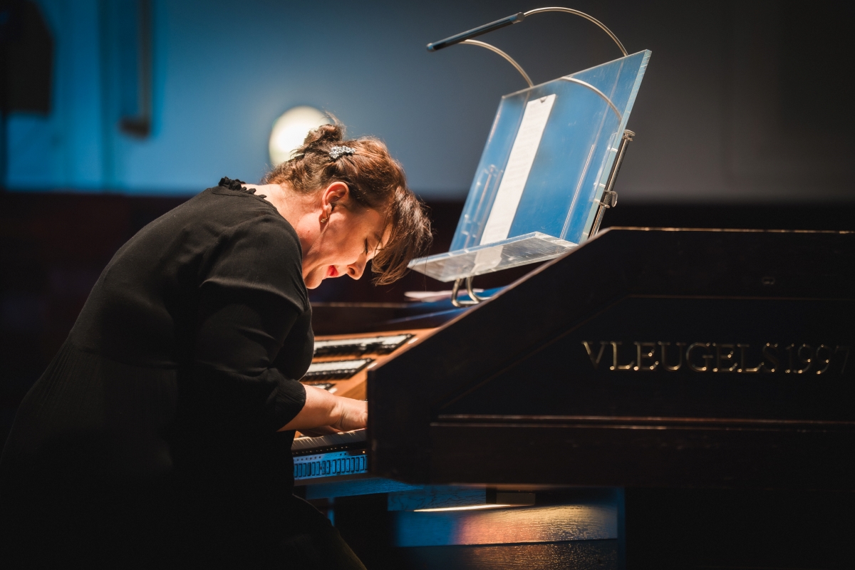 Monika Melcová, 12. dubna 2025, Obecní dům, Smetanova síň, Praha (zdroj Symfonický orchestr hl. m. Prahy FOK)