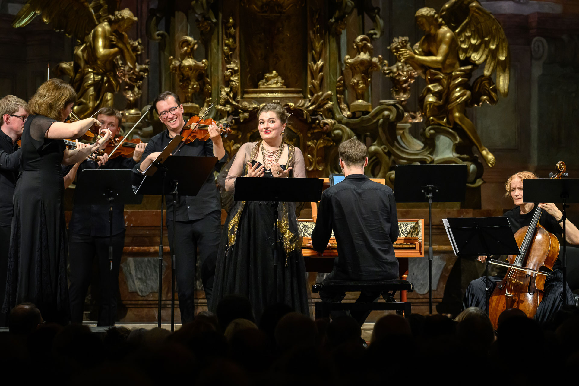 Letní slavnosti staré hudby: Passione d´amore,5. srpna 2025, Kostel sv. Šimona a Judy, Praha – Kateryna Kasper a Collegium Marianum (Foto: Petra Hajská)