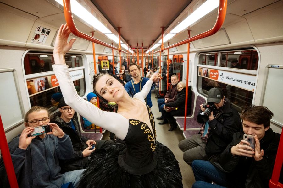 #kulturunezastavis – projekt Vagon kultury (foto Lukáš Bíba)