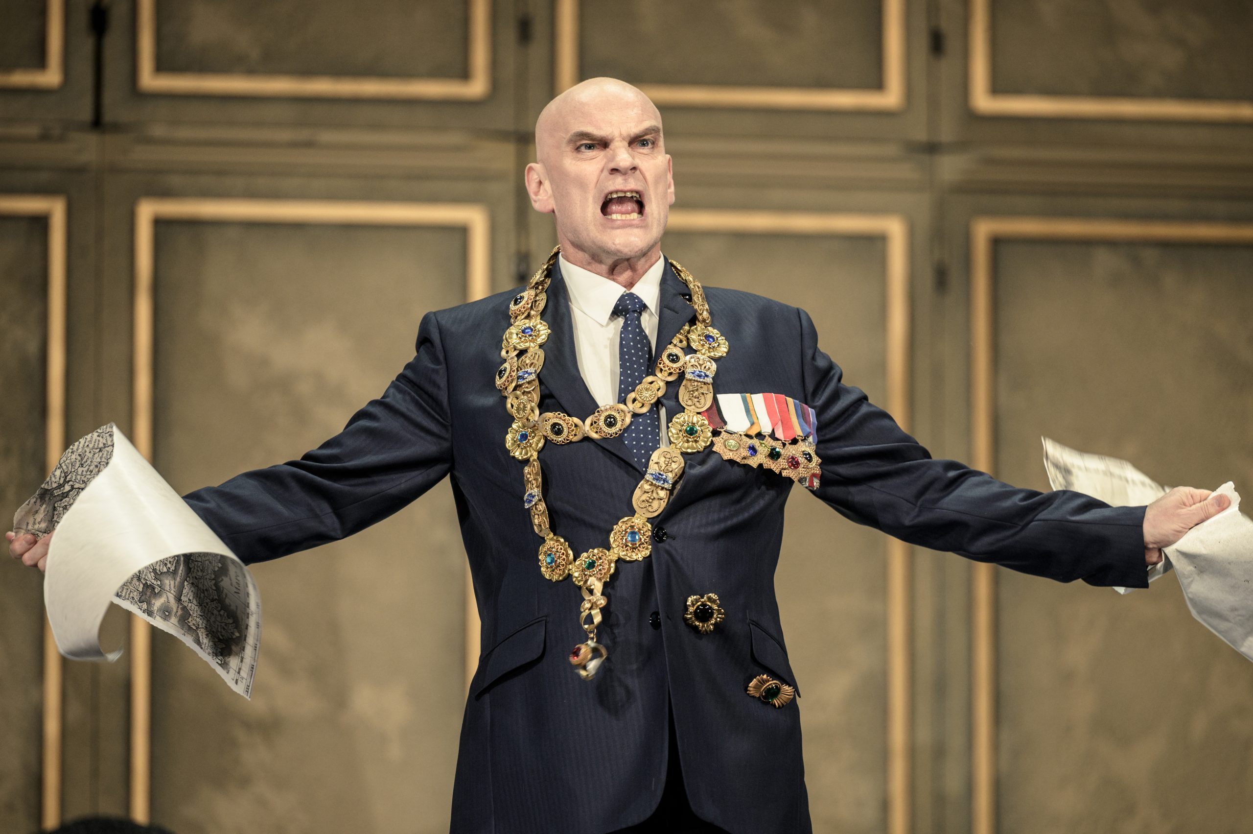 Aribert Reimann: Lear, Státní opera Praha – Tómas Tómasson (Lear) (foto Petr Neubert)