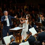 NHK Symphony Orchestra, Tokyo, 15. května 2025, Rudolfinum, Dvořákova síň, Praha – Akiko Suwanai, Fabio Luisi a NHK Symphony Orchestra (zdroj Pražské jaro, foto Petra Hajská)