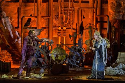 Richard Wagner: Tristan a Isolda, Festival Bayreuth – Camilla Nylund a Andreas Schager (foto: Enrico Nawrath)