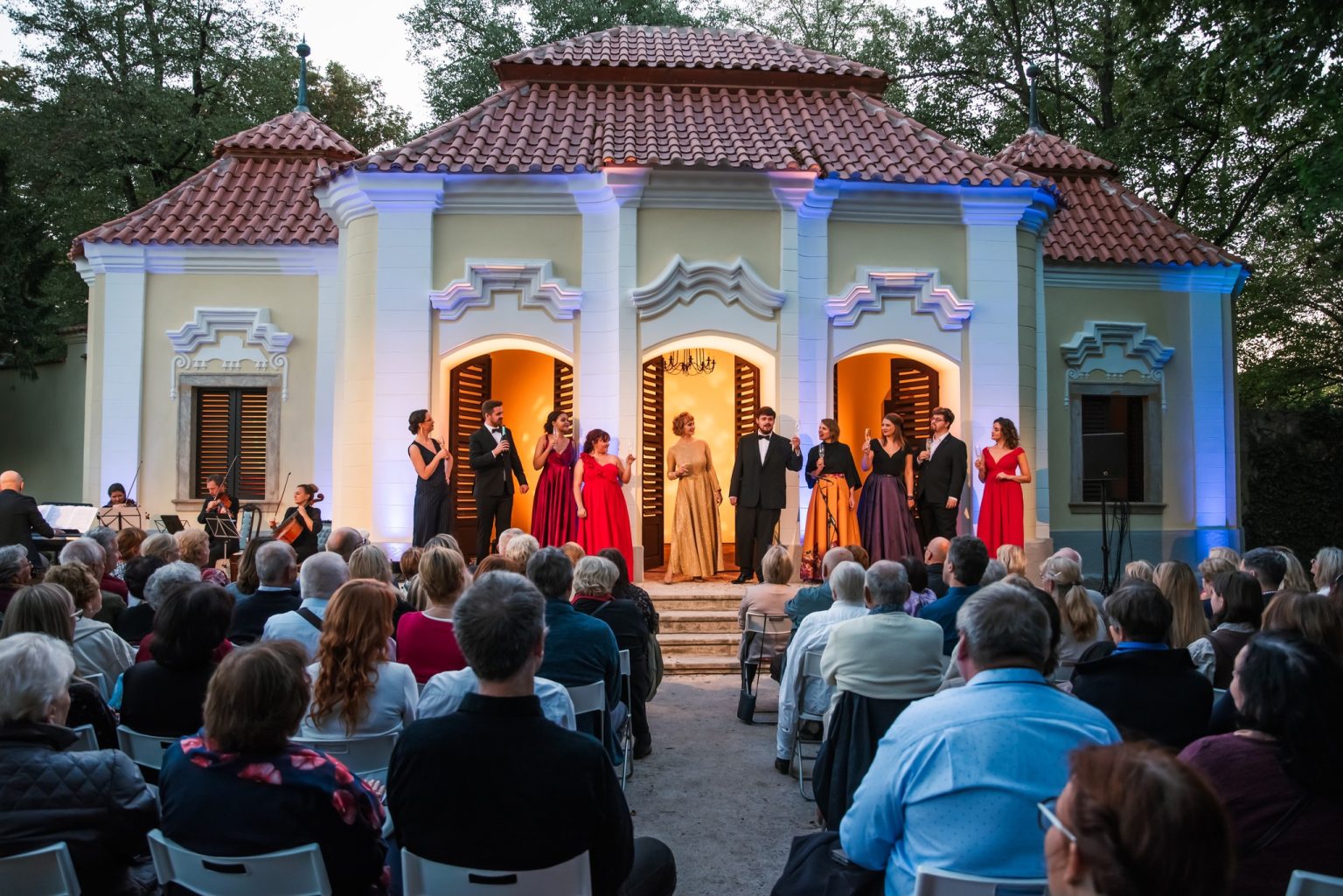 Letní noc světových árií a písní, 6. září 2025, zámek Liteň (zdroj Festival Jarmily Novotné)