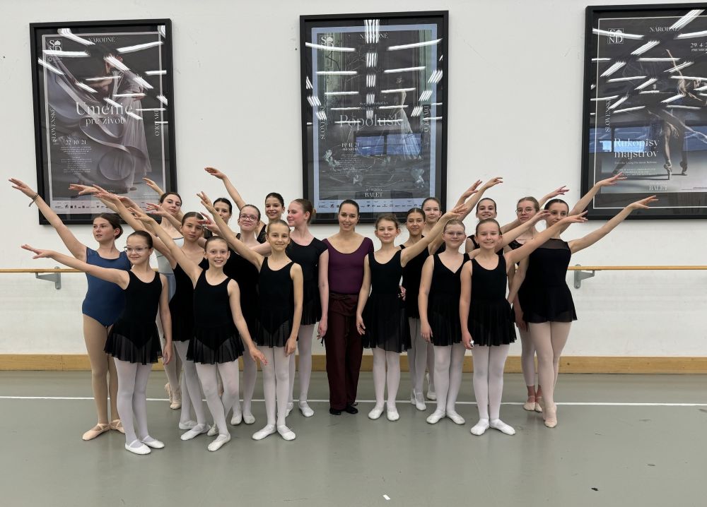 Baletní workshop pro talentované mládí (foto Natália Dadíková)