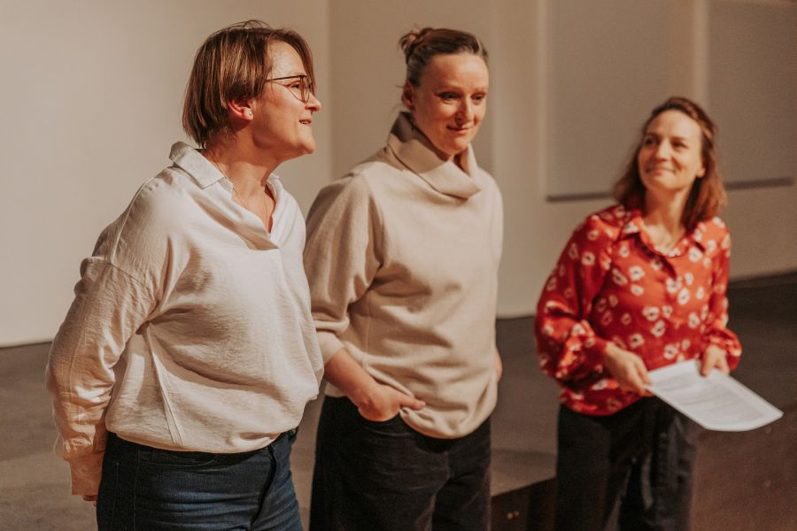 Mirka Eliášová na křtu knihy Tajně naživu (foto Tereza Jakoubková)